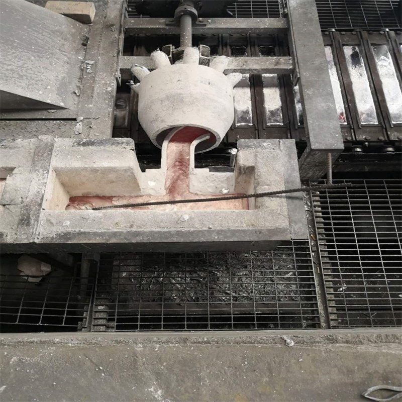 High Quality Free Of Steam Molten Aluminum Ingot Casting Machine For Aluminum Recycling