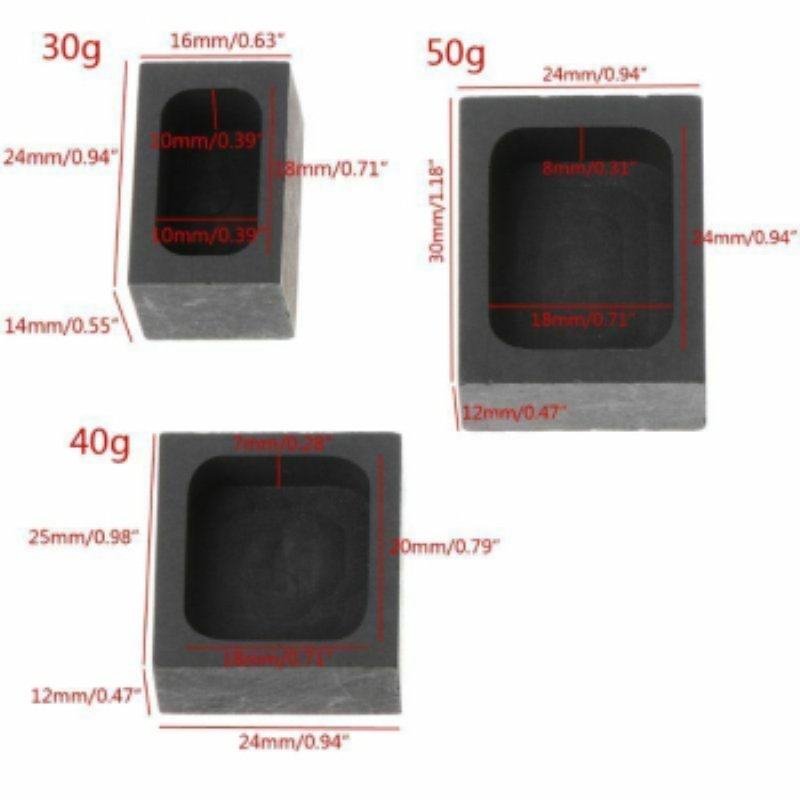 Copper Gold Aluminum Casting Graphite Ingot Mold
