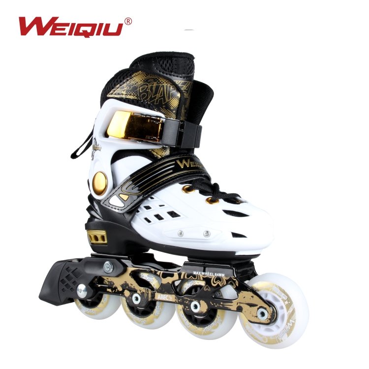 Factory direct sales wholesale children boys and girls professional adjustable flash inline skates