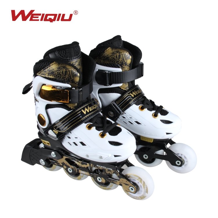 Factory direct sales wholesale children boys and girls professional adjustable flash inline skates