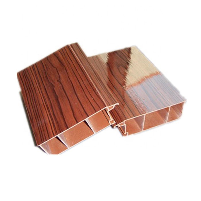 Shengxin Wooden Grain Aluminum Tube Wood Color Aluminium Profiles for Fence aluminium hidden track for sliding door