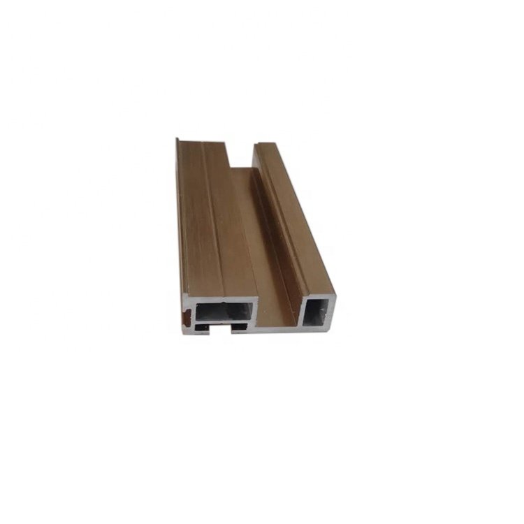 Gold Edge Aluminum Sliding Door Profiles for Kitchen Cabinet Bedroom Wardrobe