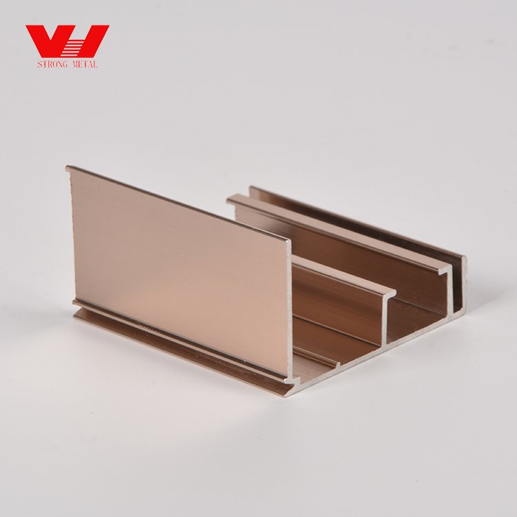 Promotional Rose gold aluminum decorative profile