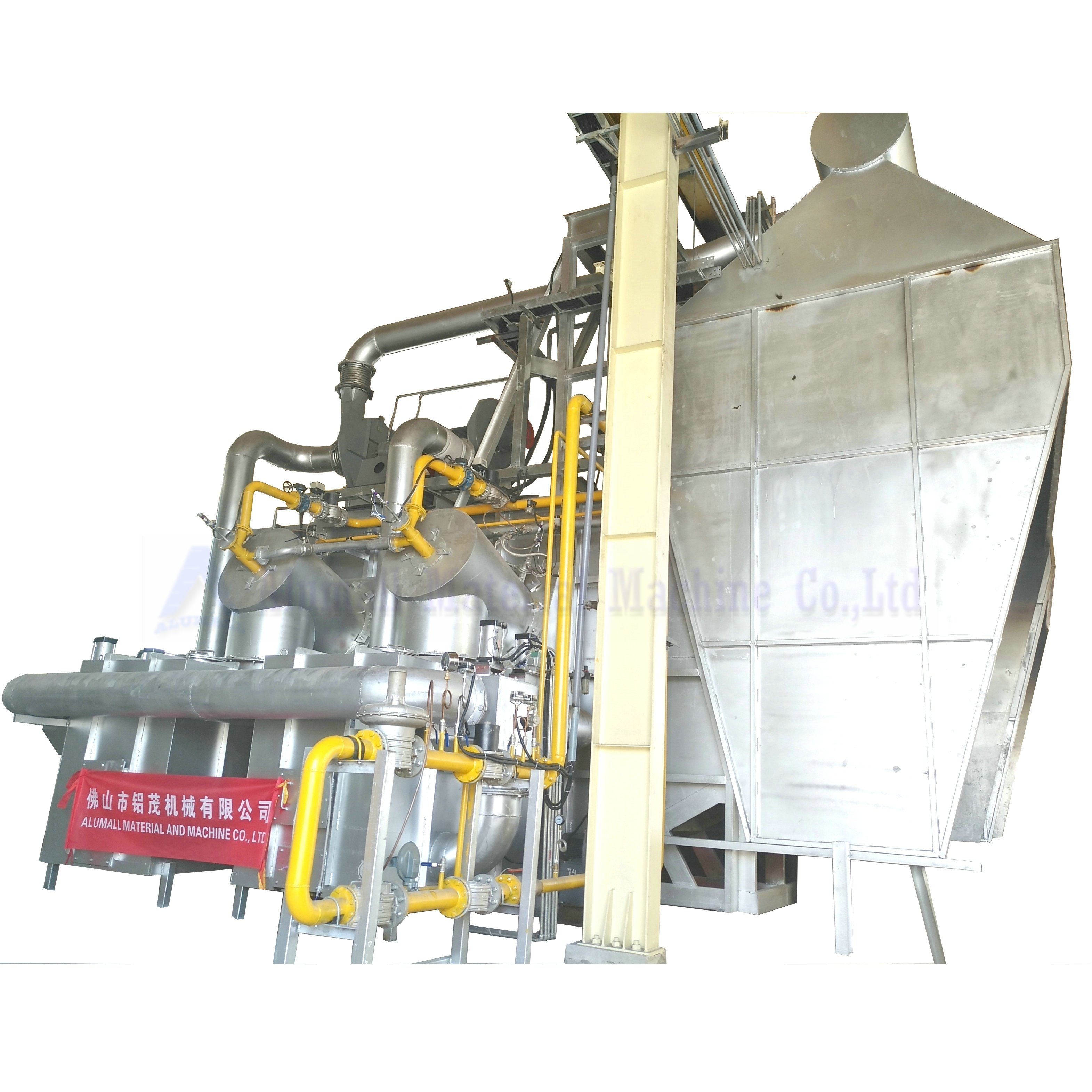 25 Tons Aluminum Foundry Melting Furnace With Diesel Burner