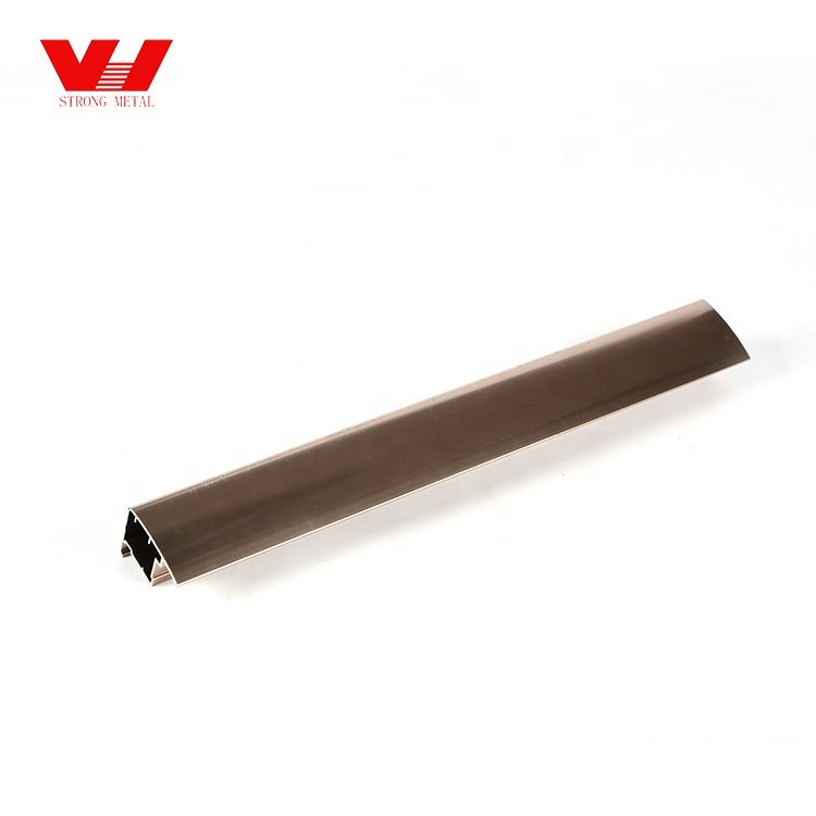 Anodized rose gold aluminium profile for home window