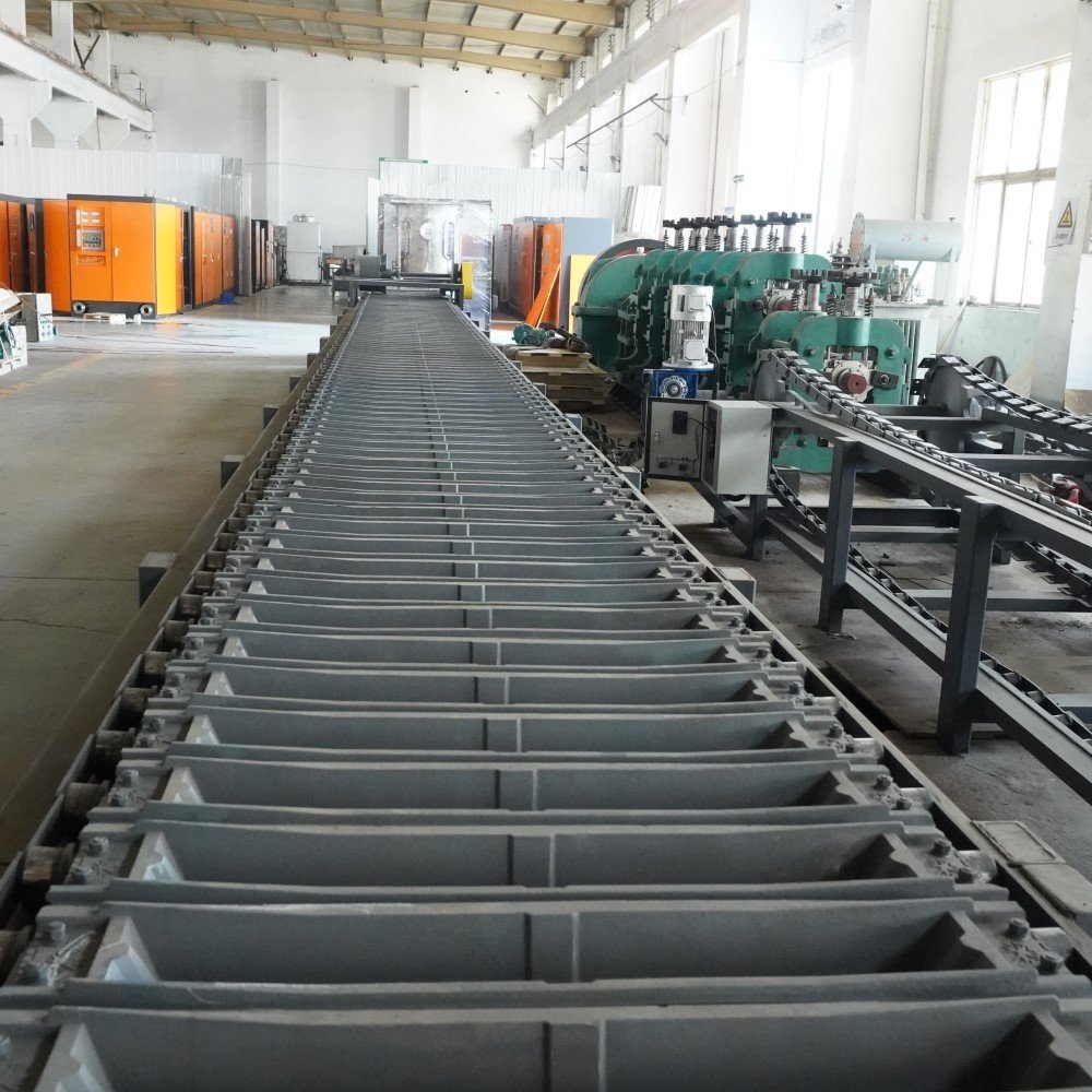 1000kg aluminium melting electric furnace with ingot horizontal casting conveyor aluminum scraps ubc recycling machine