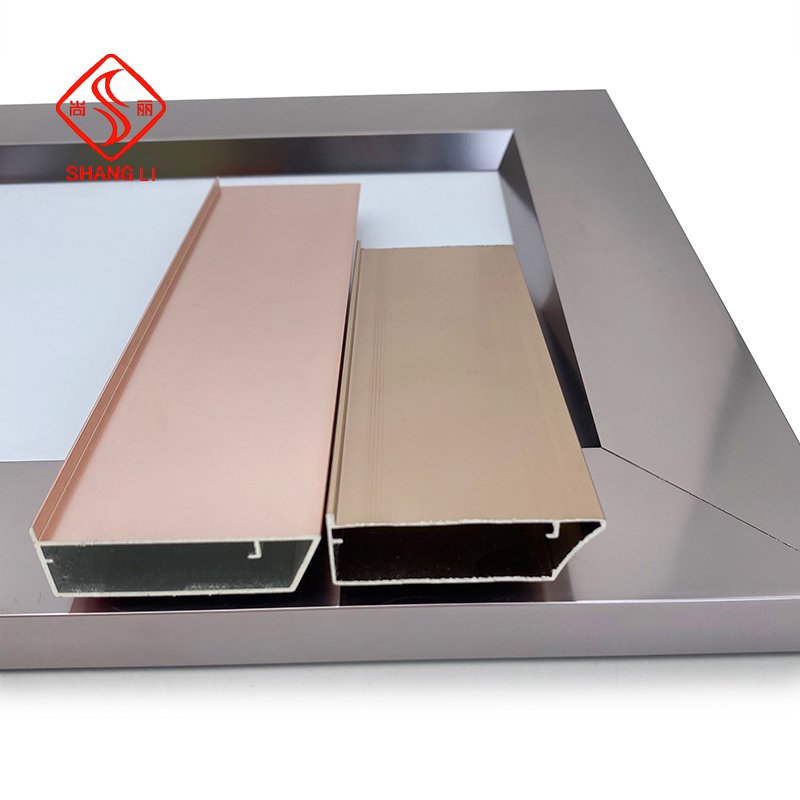 Shangli 45mm profiles metal corner connector bracket kitchen full aluminum profile cabinet for mirror frame