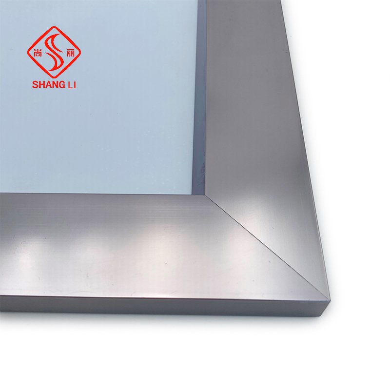Shangli 45mm profiles metal corner connector bracket kitchen full aluminum profile cabinet for mirror frame