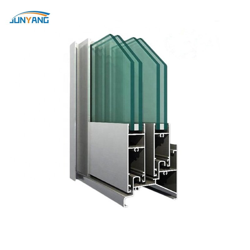 6061 6063 T5 T6 Aluminum Extrusion Kitchen Cabinet Wardrobe Frame Glass Door&Windows Aluminum Profile