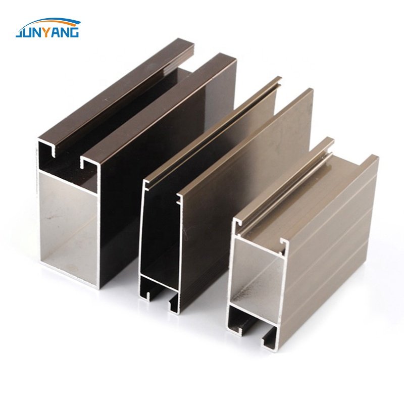 6061 6063 T5 T6 Aluminum Extrusion Kitchen Cabinet Wardrobe Frame Glass Door&Windows Aluminum Profile