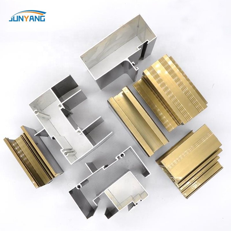 6061 6063 T5 T6 Aluminum Extrusion Kitchen Cabinet Wardrobe Frame Glass Door&Windows Aluminum Profile