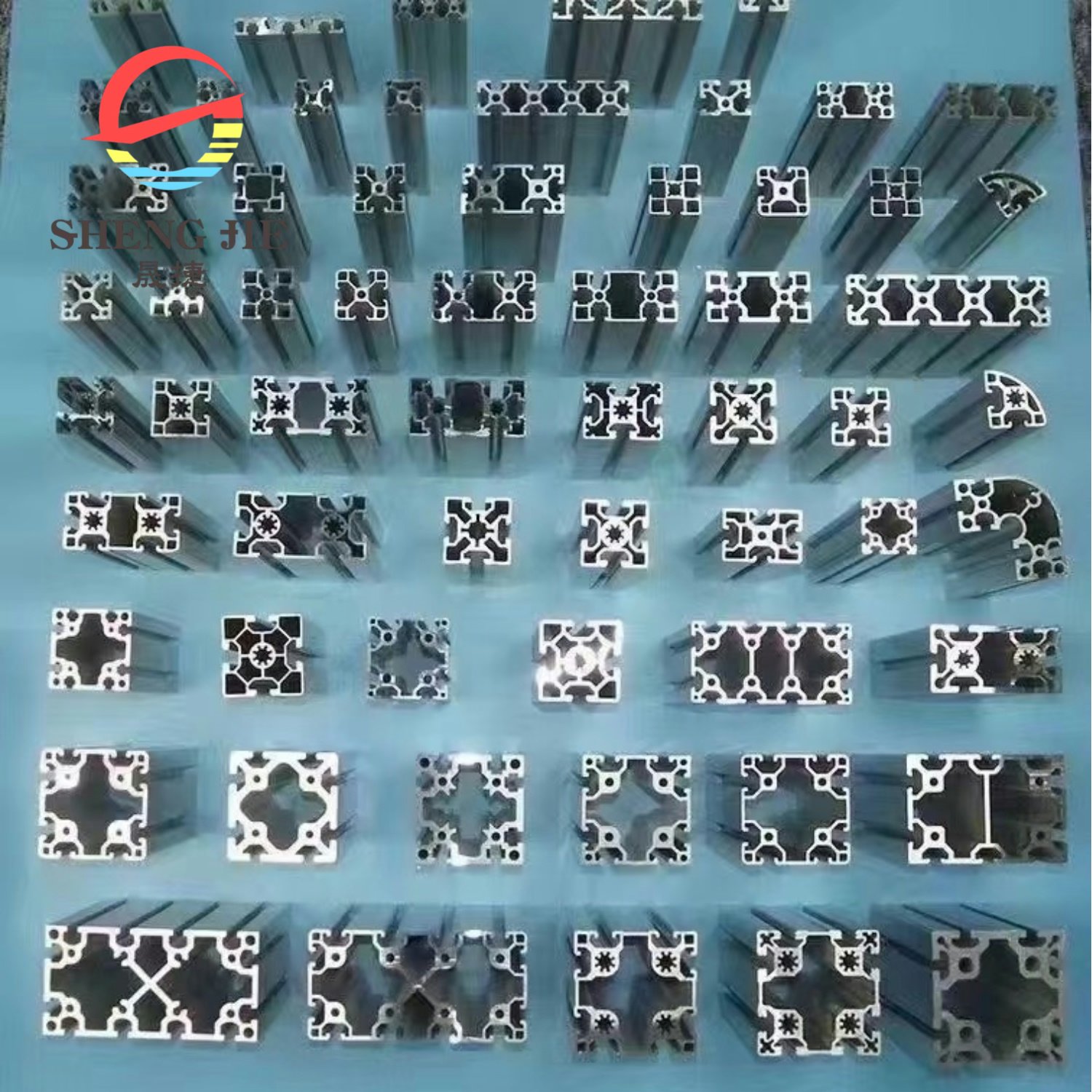Manufacturer Aluminium Frame Extrusion Profile Anodized 8mm T Slot Custom Extrusion Aluminum Profile with Anodized Surface