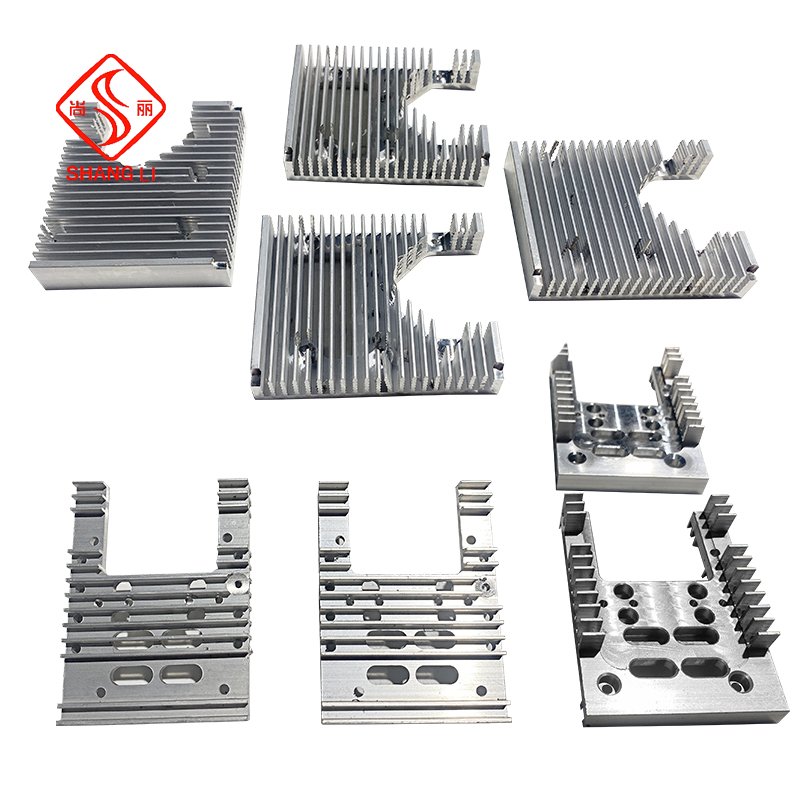 Custom 6061 6063 Heatsink Aluminum Profiles Flat Aluminum Profile Supplier Heat Sink Include Cutting Bending Welding Punching
