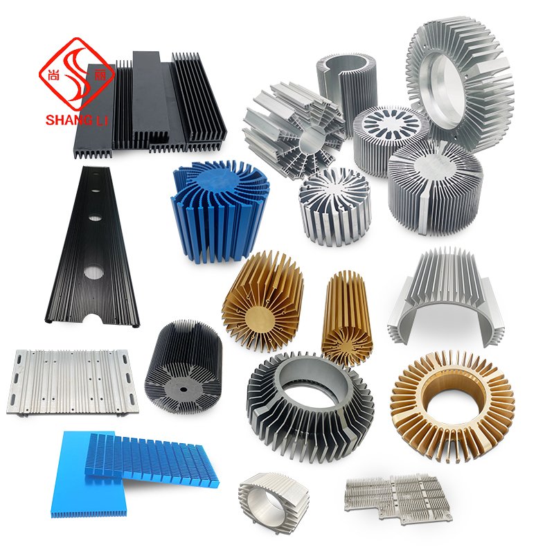 Custom 6061 6063 Heatsink Aluminum Profiles Flat Aluminum Profile Supplier Heat Sink Include Cutting Bending Welding Punching