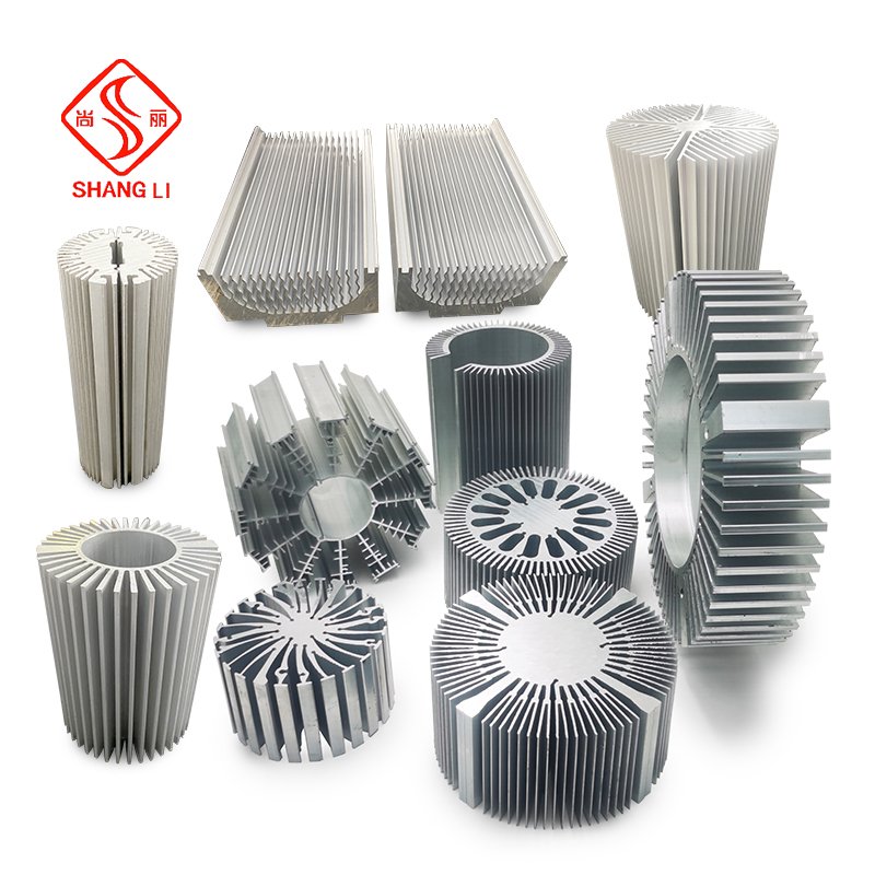 Custom 6061 6063 Heatsink Aluminum Profiles Flat Aluminum Profile Supplier Heat Sink Include Cutting Bending Welding Punching