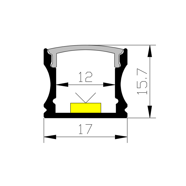 Factory direct sales LED surface mounted aluminum profile architectural lighting decoration with quality certification