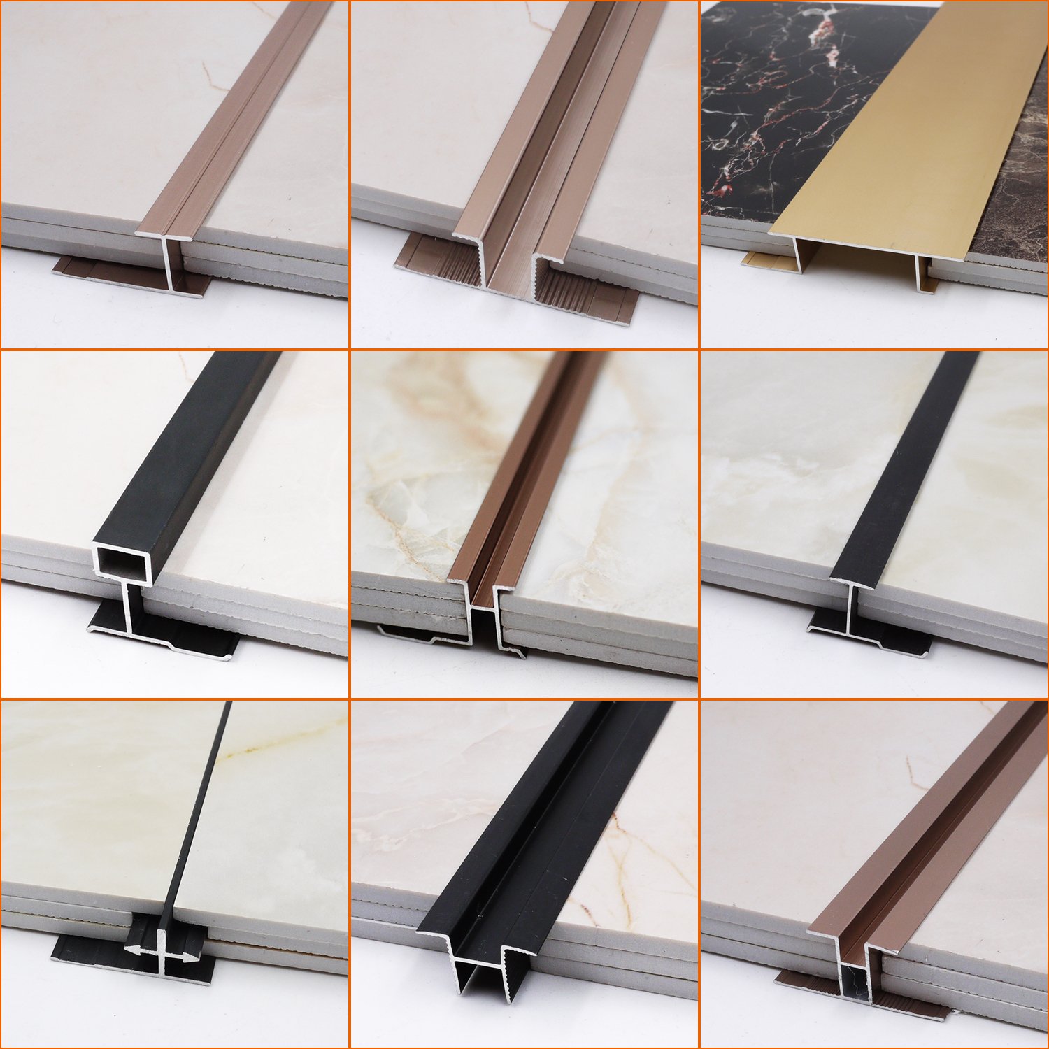 LENWA Aluminum Ready in Stock 100pcs Acceptable T/L/U Shapes Profiles Decorative Aluminum