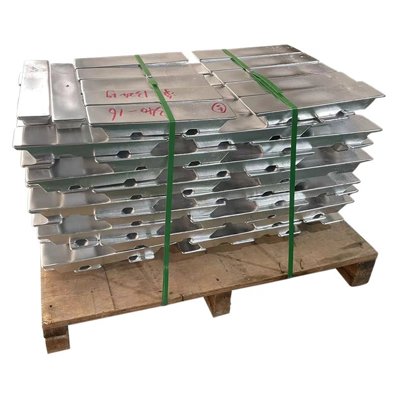 Environmentally Friendly Zinc Alloy Materials Low Temperature Pure 99.9% Aluminum Alloy Zinc Ingot Price Per Kg