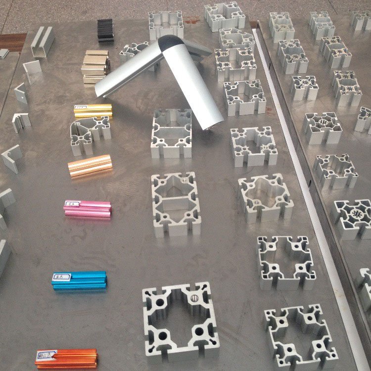 2020 4040 4080 profile aluminum extrusion for T slot track rail perfiles aluminio para enmarcar cuadros 3030 black supplier