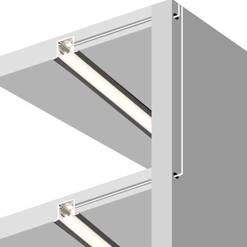 1010 bounded Led Strip Aluminum Profile LED Strip Aluminum Profile Line Light Cabinet Light Closet Light LED cabinet line lamp