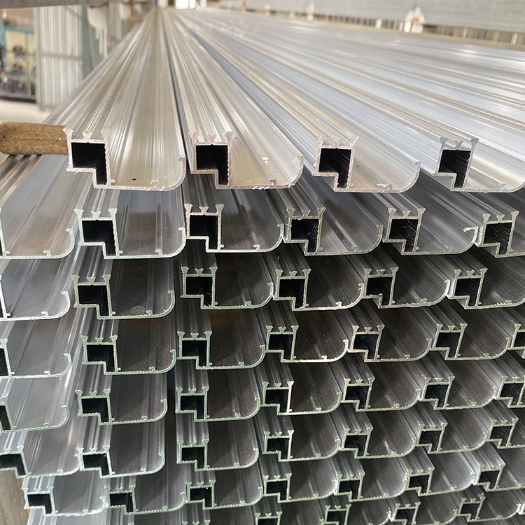 Factory T5 T6 6061 aluminum wall angle square round I shape aluminum rail wood grain custom extrusion aluminum profile