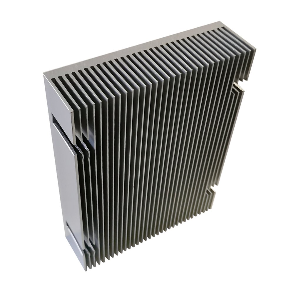 Thermoelectric Cooler Aluminium Heat Sink 120(W)*36(H)*160(L)mm 6000 Series Grade Custom CNC Processed Extrusion Heatsink