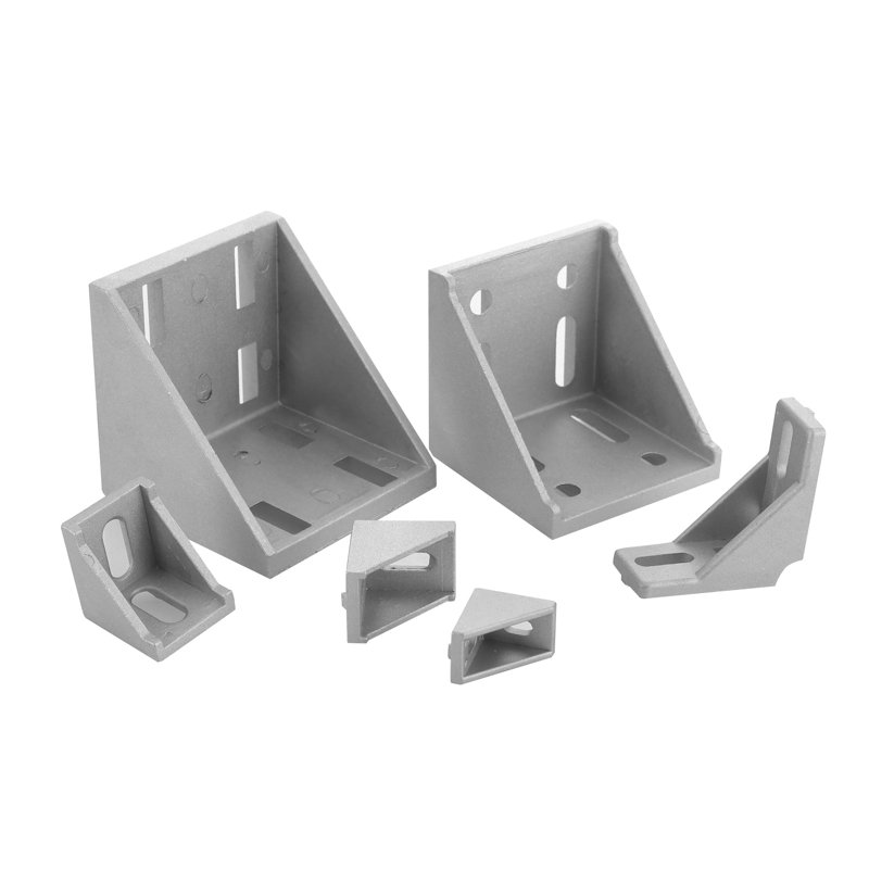 L Brackets Connector for Aluminum Profiles Angel Connection Support Accessories