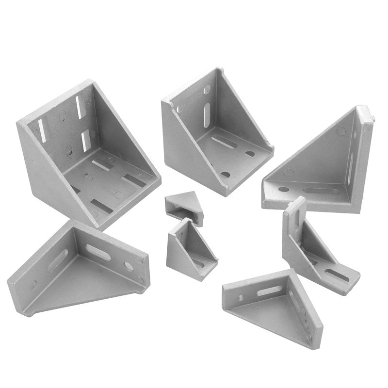 L Brackets Connector for Aluminum Profiles Angel Connection Support Accessories