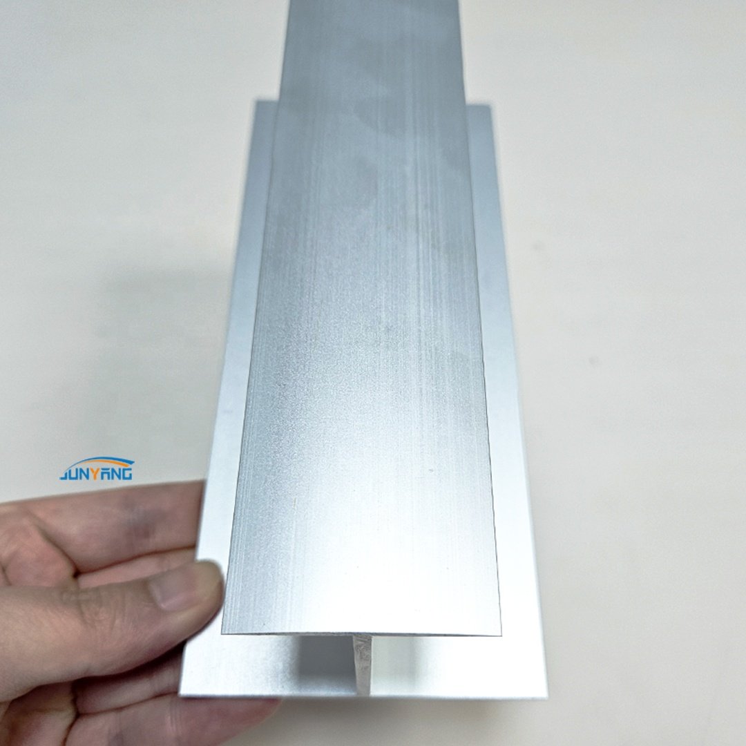 6061 6063 t5 t6 aluminum profiles supplier custom any size h-shape silver anodized aluminum extrus aluminum profile