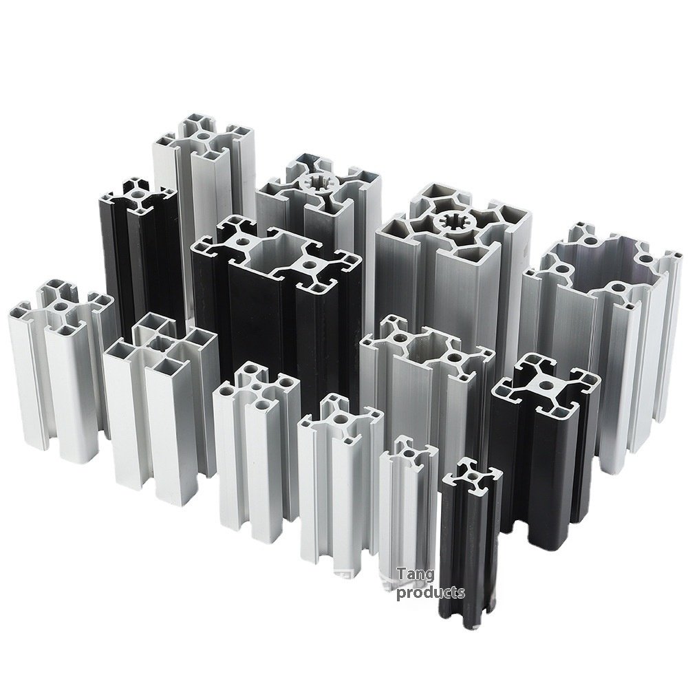 European Standard 4040 Aluminum Profile Extrusion Assembly Line 40*40 Aluminum Tube Industrial Aluminum Alloy LED Profile Light