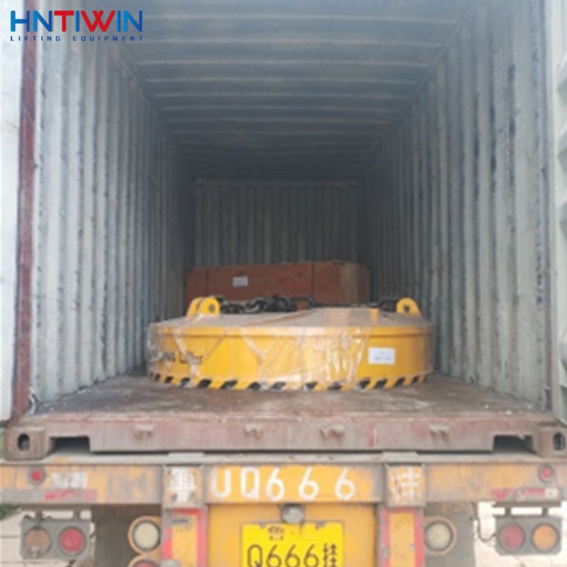 CE Approved Round 110cm 120cm 130cm 150cm 180cm magnetic lifter for lifting steel scrap on crane