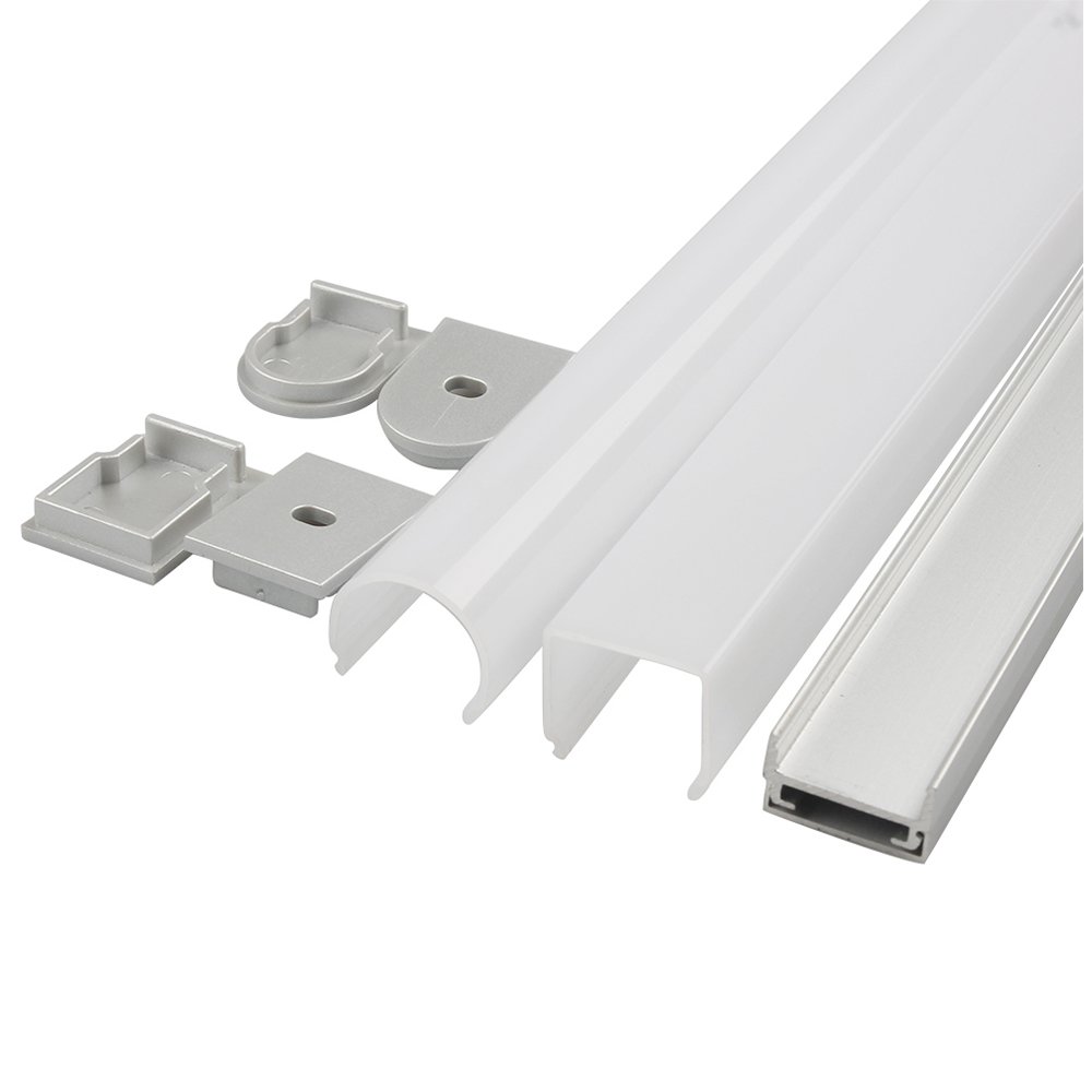 High Quality Linear Light diffuser cover Channel Edge Lit led Profiles LED Aluminum profile For LED Strip light
