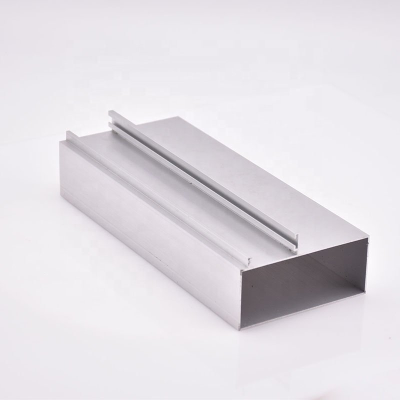 Aluminum Profile For Doors And Windows Anodized Silver Aluminum Frame Mill Finish Curtain Wall Aluminium Profile