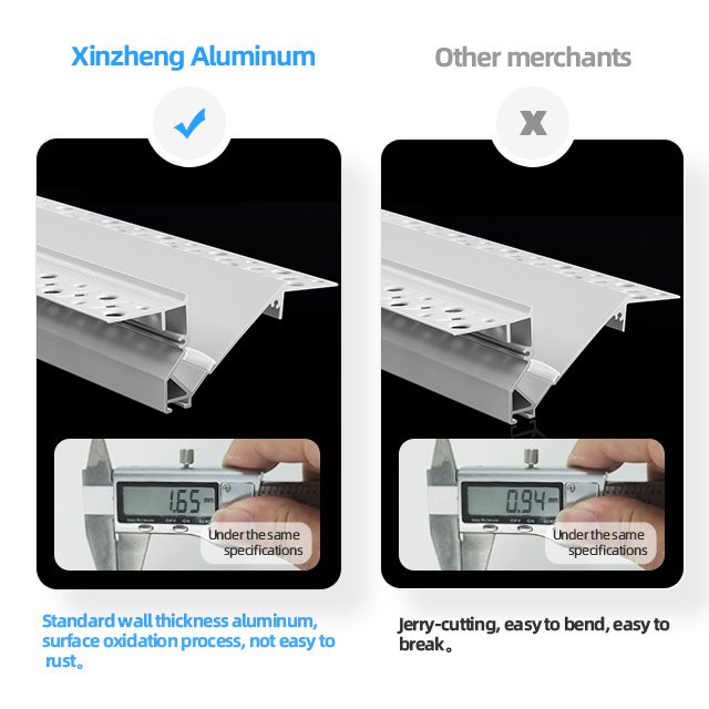 X03 Led Strip Light Aluminum Profile Ceiling, led Strip Extrusion Profile Aluminum for Wall Lighting