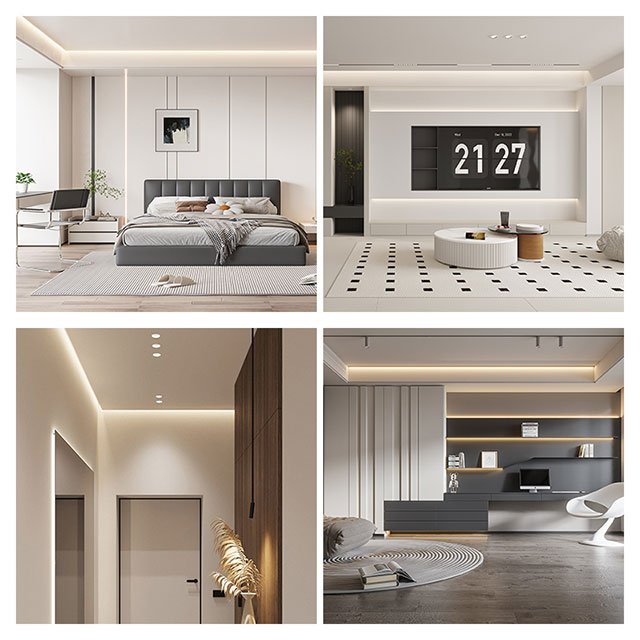 X03 Led Strip Light Aluminum Profile Ceiling, led Strip Extrusion Profile Aluminum for Wall Lighting