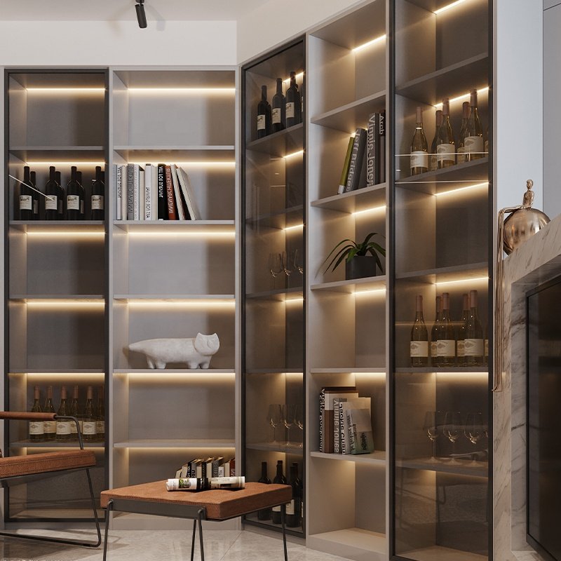 VST Recessed Mounted Ultra Thin LED Alu Profile Light LED Shelf Lights Under Cabinet LED Aluminium Bar