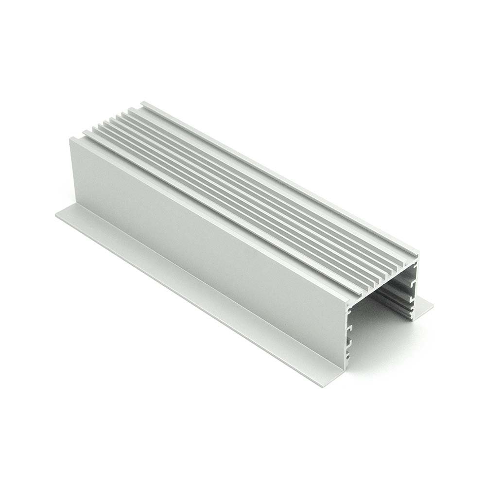 Aluminum recessed mounted extrusion wide aluminum channel profile with two wings for led strip lighting