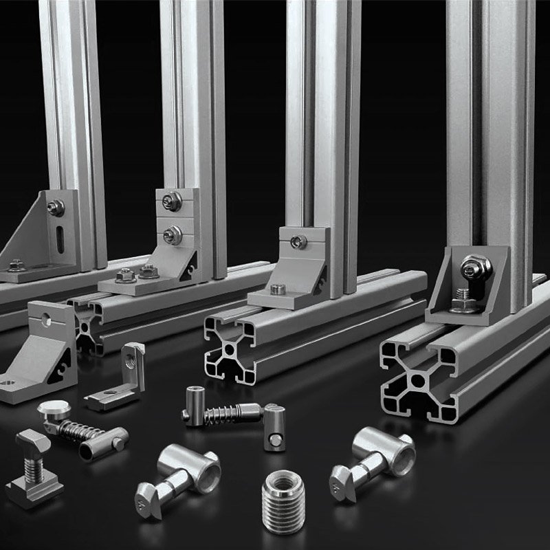 aluminium extrusion enclosure industrial custom 4080 extrusion aluminum profile aluminium frame