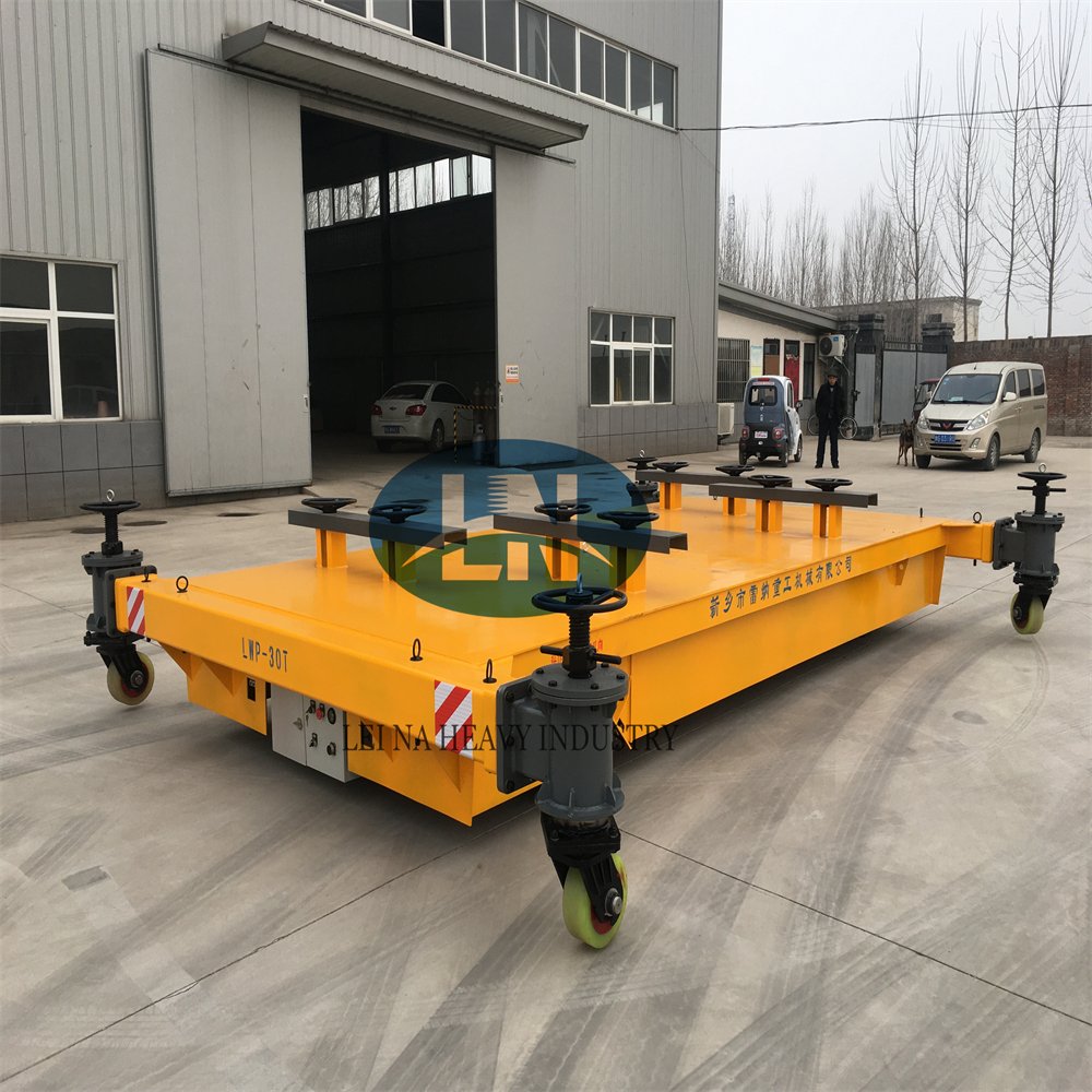 Pyrolysis Industry Aluminium Ingot Plant Transfer Electric Trackless heavy duty Battery Transfer Cart price