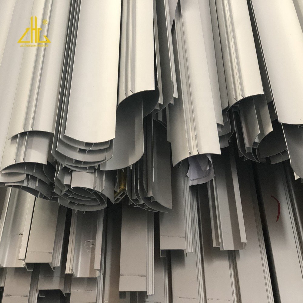 White anodized aluminum supplier clean room OEM supplies square rounded corners as connect aluminium profiles