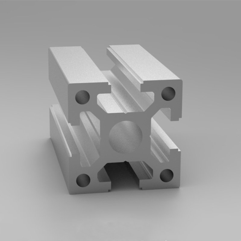 OEM Anodized Extruded Alloy Aluminum Aluminium Profile for Construction Building