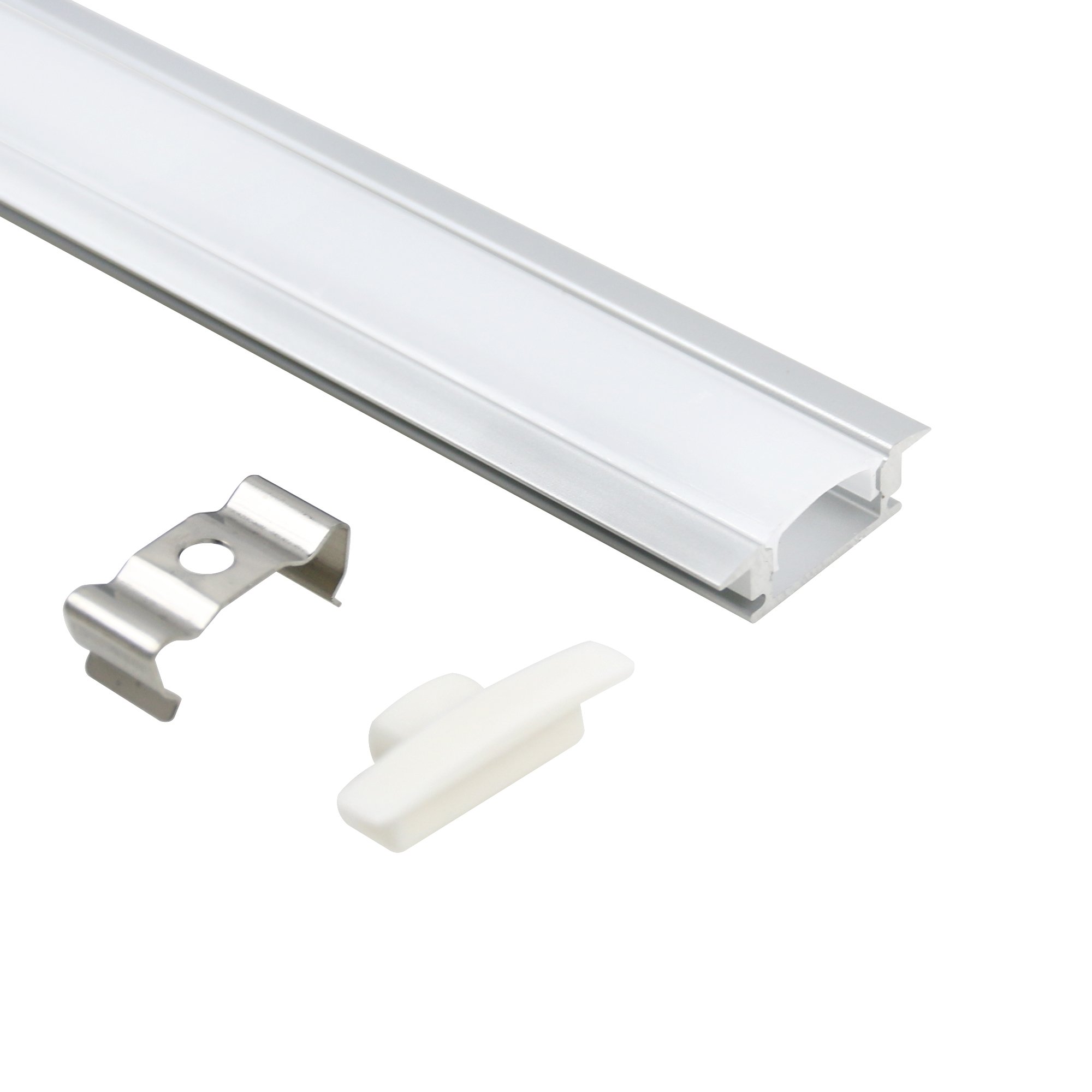 Recessed frame led aluminum profile led edge lit profile aluminium black led profile