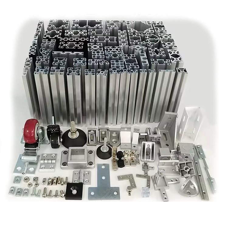 4040 Aluminium Extrusion Perfiles De Aluminio Industrial 40x40 Aluminum Profile T Slot Aluminum Profile for greenhouse