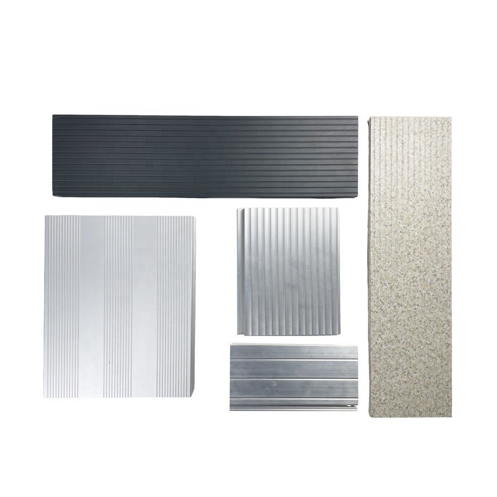Aluminum extrusion profile for aluminum decking aluminum floor wood finish