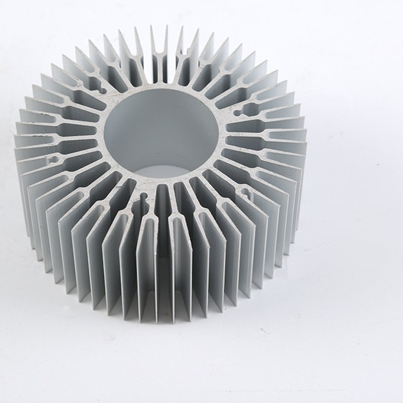 Manufacturer 50mm 55mm Aluminum Round Heatsink Aluminium Led Light Transformer Heat Sink For Inverters