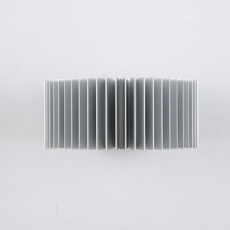 Manufacturer 50mm 55mm Aluminum Round Heatsink Aluminium Led Light Transformer Heat Sink For Inverters