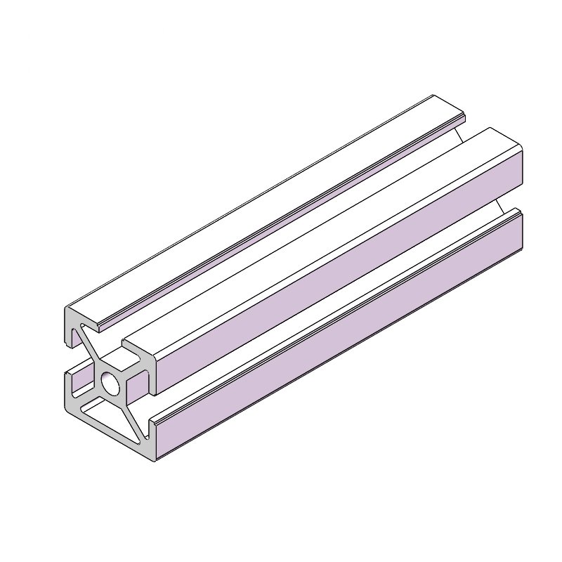 OB2525E1 anodized aluminium profile aluminium profile manufacturer for industry #8147