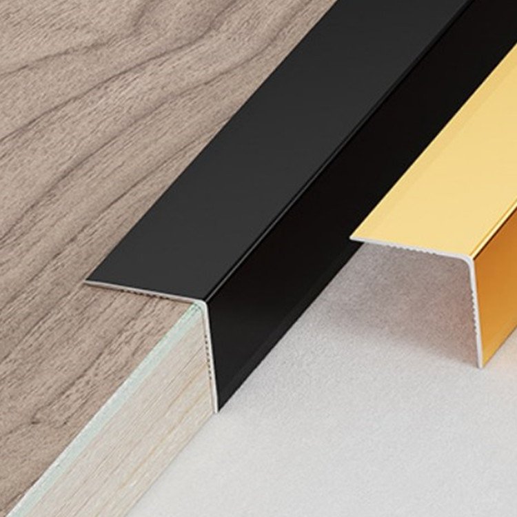 L Shape Aluminum Profiles for Tile Edge Wall Corner Trim Profile Metal Trim for Wall Angle L Aluminum Frame for Wall Decoration