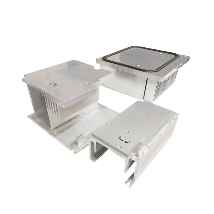 aluminum extrusition anodizing heat sink Aluminium Heatsink Profile with cnc machining