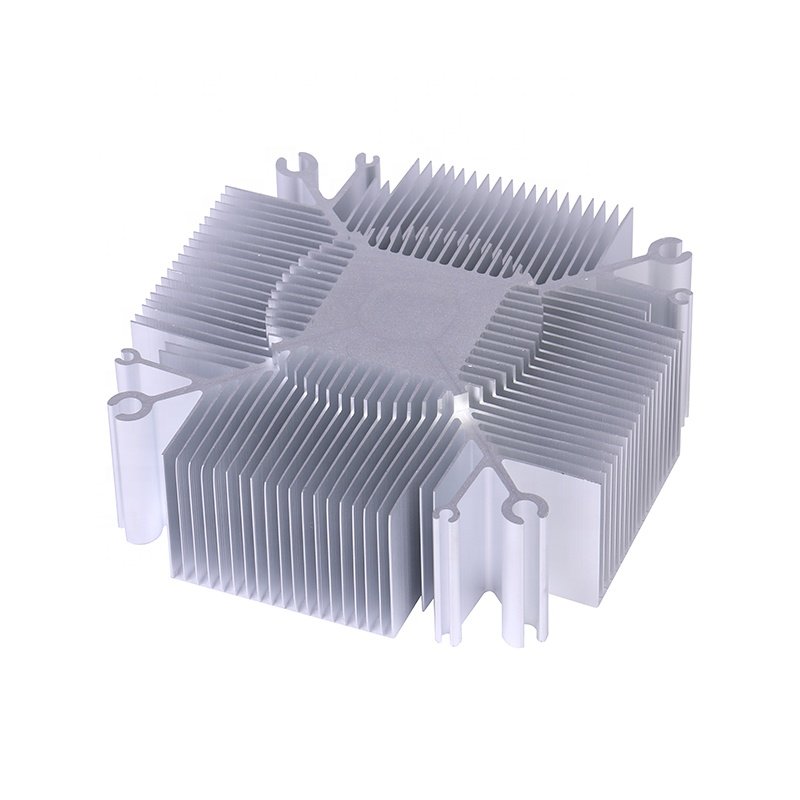 Led Strip CNC Machining Aluminum Profile Extrusion Cutting Round Heat Sink
